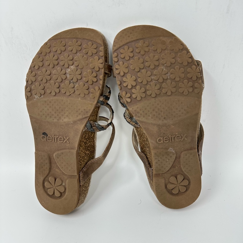 Aetrex Janey Braided Slid Sandals Women's Sz 6 - Picture 8 of 15